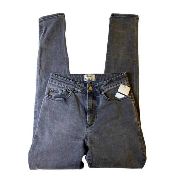 Acne Studios Pin Tar Grey Jeans Size 27x32 - Picture 1 of 3